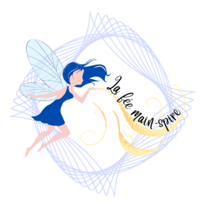 la fee main spire gravure personnalisee logo rond