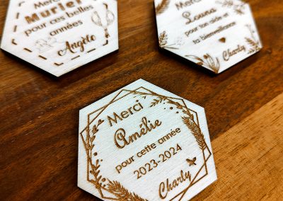 Cadeau pour maitresse : Magnets personnalisés