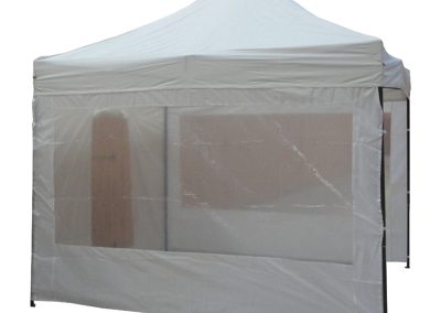 Tonnelle 3 x 3 m - vue latérale